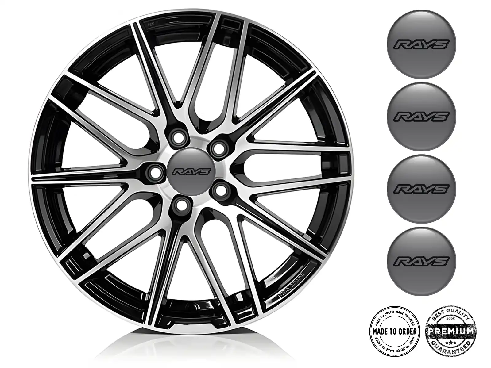 Rays Adesivi Cupola Custom Cerchio Auto Stile